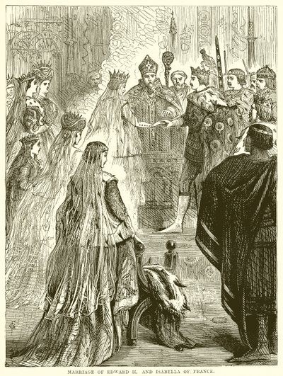 II. Edward és a francia Izabella házassága alkotó: English School