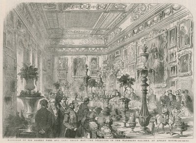 Sir Robert Peel és Lady Emily Hay házassága alkotó: English School