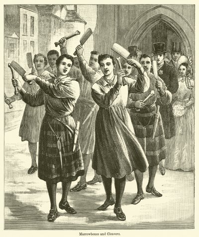 Velőcsontok és Cleavers (metszet) alkotó: English School
