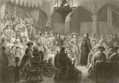 Luther Márton a wormsi diétán alkotó: English School