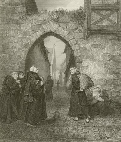 Luther Márton megaláztatása alkotó: English School