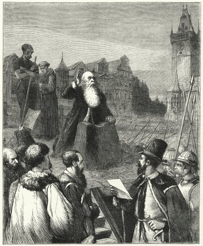Wenzel báró építőipari vértanúhalála, Prága, 1621 alkotó: English School