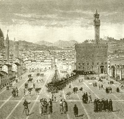 Savonarola mártíromsága alkotó: English School