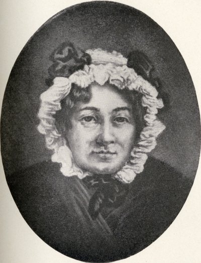 Mary Ann Lamb (1764-1867) illusztrációja a "Little Journeys to the Homes of Famous Women"-ből, 1897-ben (litho) alkotó: English School