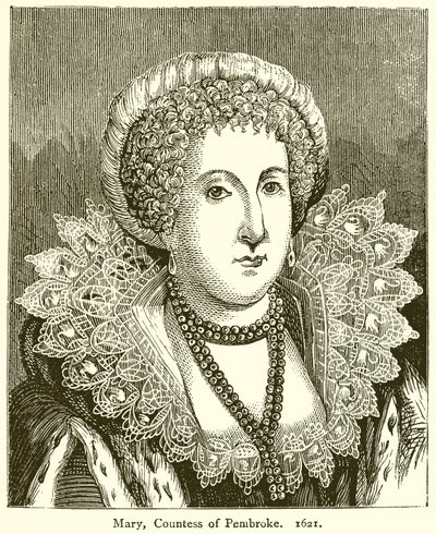 Mária, Pembroke grófnője. 1621 alkotó: English School
