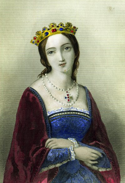 Az angliai I. Mária, VIII. Henrik lánya, Henry G. Bohn nyomtatása, 1856 alkotó: English School