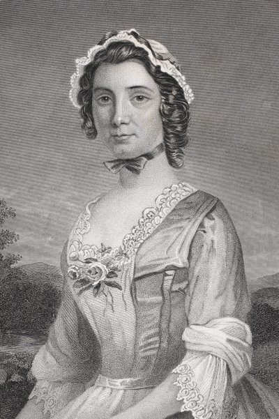Mary Philipse, a "Gallery of Historical Portraits"-ból, megjelent 1880 körül alkotó: English School