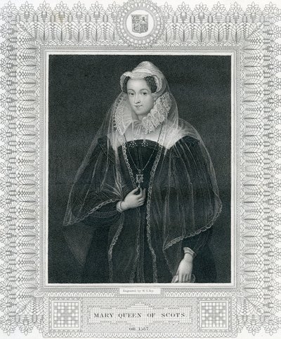 Mária skót királynő, 19. század alkotó: English School