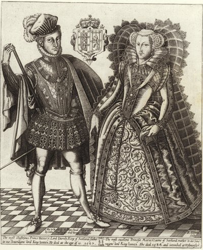 Mary, a skótok királynője és Henry Stuart, Lord Darnley alkotó: English School