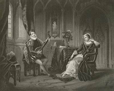 Mária skót királynő és titkára, Chatelar alkotó: English School