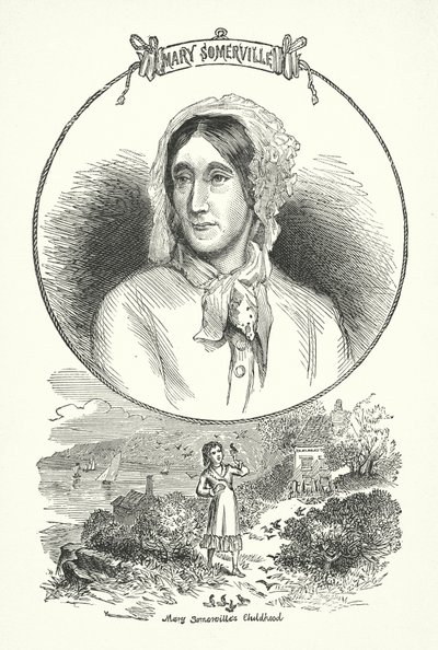 Mary Somerville, skót tudós és író (metszet) alkotó: English School
