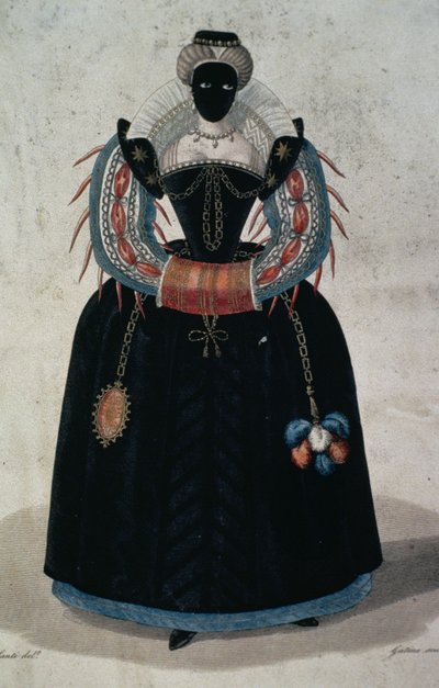 Álarcos jelmez III. Henrik stílusában alkotó: English School
