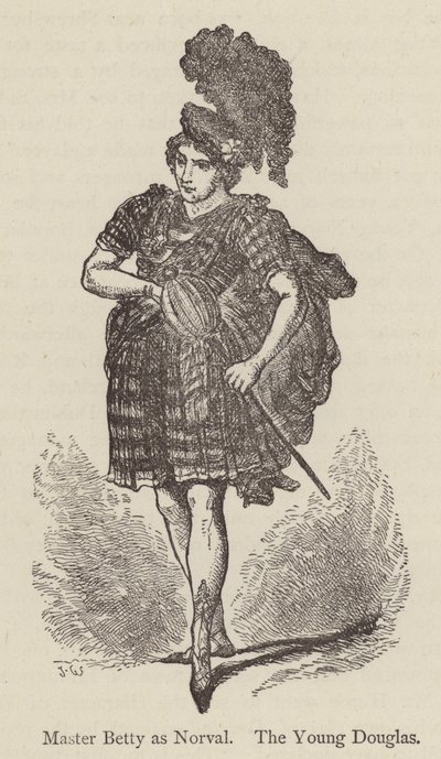 Betty mester, mint Norval, a fiatal Douglas (metszet) alkotó: English School