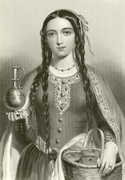 Skócia Matilda, I. Henrik királynő alkotó: English School
