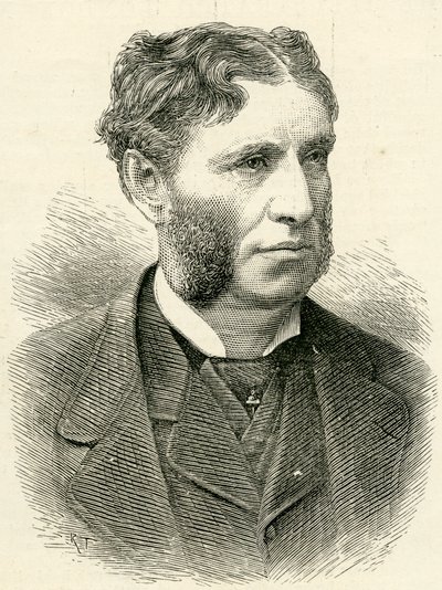 Matthew Arnold (1822-88) a The Illustrated London Newsból, 1888. április 21. alkotó: English School