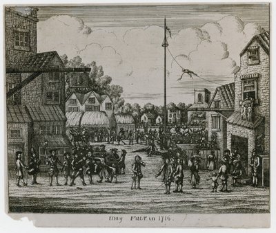 Május vásár 1716-ban alkotó: English School