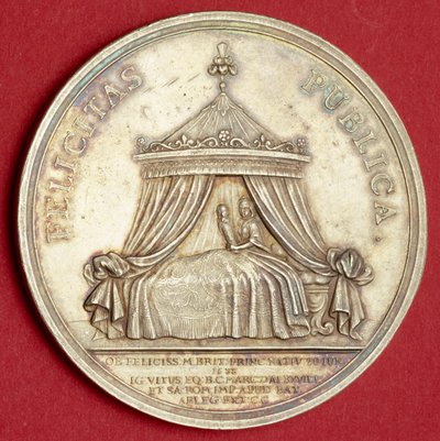 Jakab herceg születésének emlékére 1688 (ezüst aranyozott) alkotó: English School