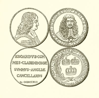 Clarendon-érem és a helyreállítási emlékéremérem alkotó: English School