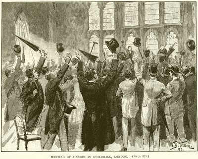 Jingók találkozója a londoni Guildhallban alkotó: English School