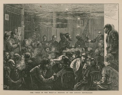 A londoni köztársaságiak találkozója alkotó: English School