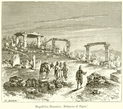 Megalitikus maradványok: Sigus Dolmenjei alkotó: English School