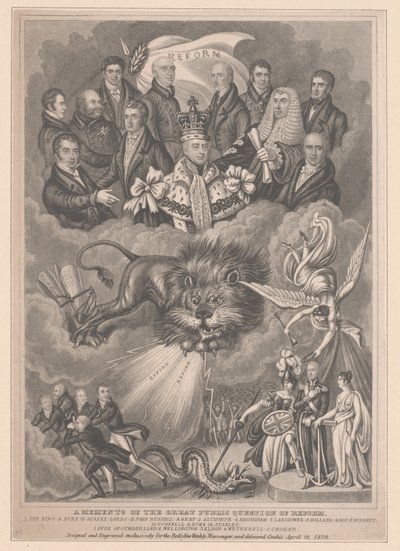Mementó a nagy nyilvános kérdésről (metszet) alkotó: English School