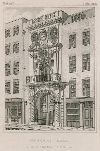 Mercers Hall, Cheapside, London alkotó: English School