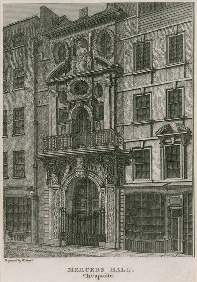 Mercers Hall, Cheapside, London alkotó: English School