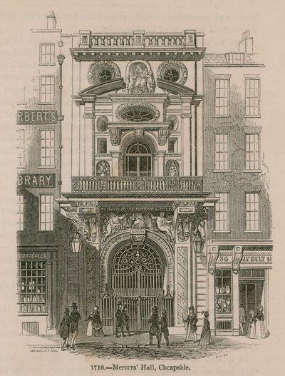 Mercers Hall, Cheapside, London alkotó: English School