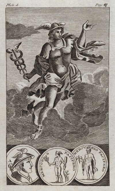 Mercury (metszet) alkotó: English School