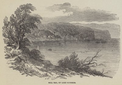 Mica Bay, a Superior-tónál (metszet) alkotó: English School