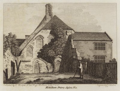 Michelham Priory, Sussex, 1785 alkotó: English School