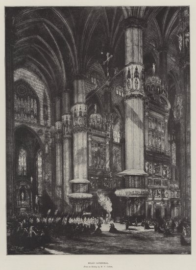 Milánói dóm (litho) alkotó: English School