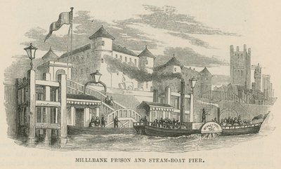 Millbank börtön és gőzhajó móló alkotó: English School