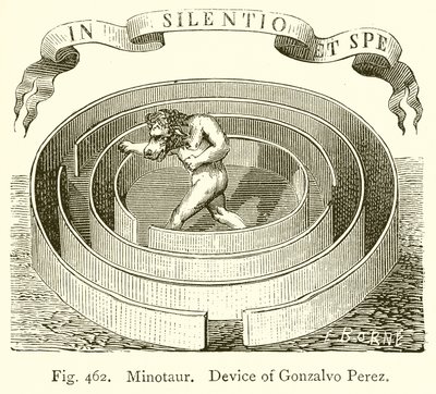 Minotaurusz. Gonzalvo Perez készüléke alkotó: English School