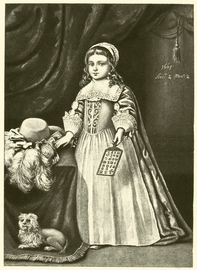 Campion kisasszony, kezében kürtkönyv (metszet) alkotó: English School