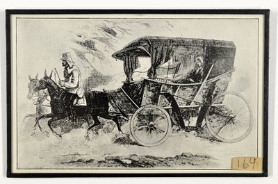 Miss Nightingale hintója a háború székhelyén, a The Illustrated London News-ból alkotó: English School