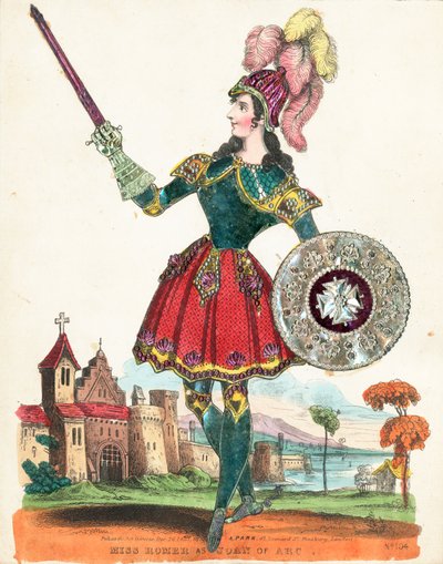 Miss Romer, mint Joan of Arc, színpad, talmi alkotó: English School
