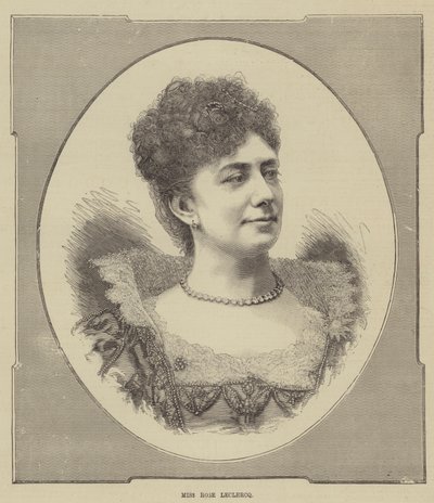 Miss Rose Leclercq (metszet) alkotó: English School