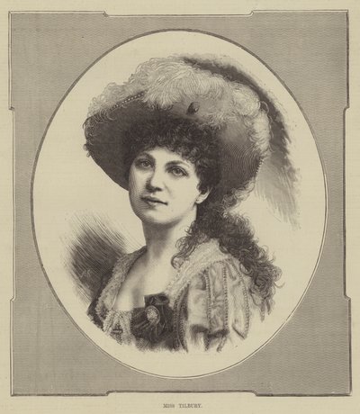 Miss Tilbury (metszet) alkotó: English School