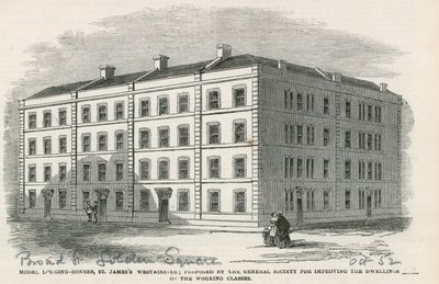 Model Lodging Houses, St James Westminster alkotó: English School