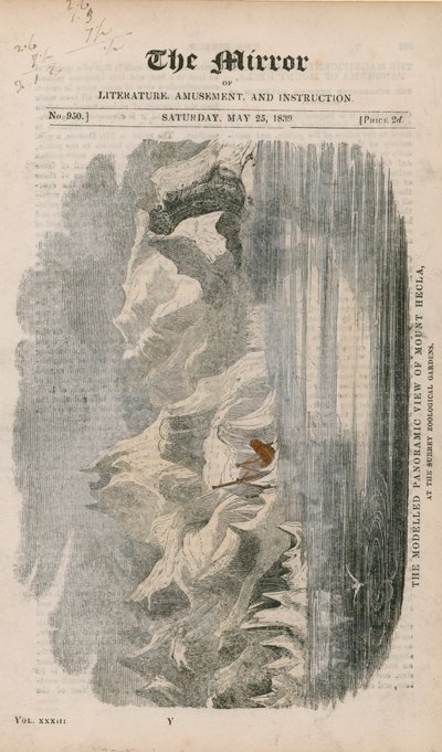 Modellezett panoráma a Hecla-hegyre alkotó: English School