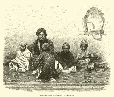 Mohamedán Iskola Allahabadban alkotó: English School