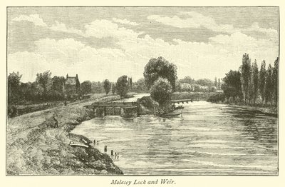 Molesey Lock and Weir alkotó: English School