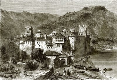 Sphigmenou kolostor alkotó: English School