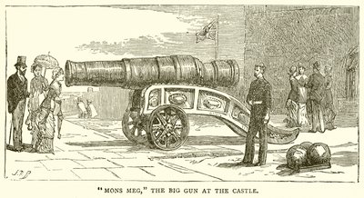 Mons Meg, a nagy fegyver a kastélyban alkotó: English School