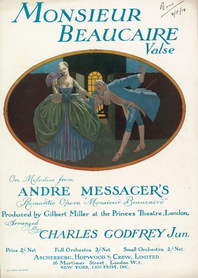 Monsieur Beaucaire Waltz alkotó: English School
