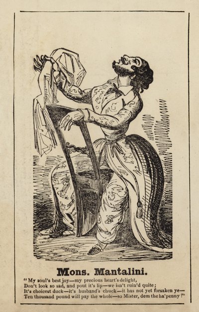 Monsieur Mantalini Nicholas Nicklebytől alkotó: English School