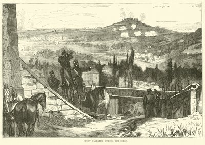 Mont Valerien az ostrom alatt, 1870. október alkotó: English School