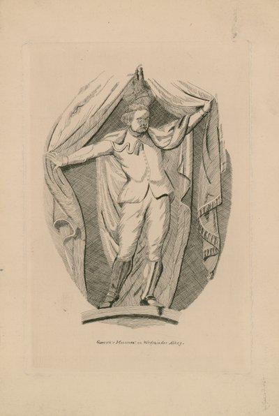 David Garrick emlékműve alkotó: English School